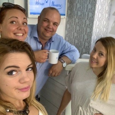 Szelfi a résztvevőkkel tréning közben
